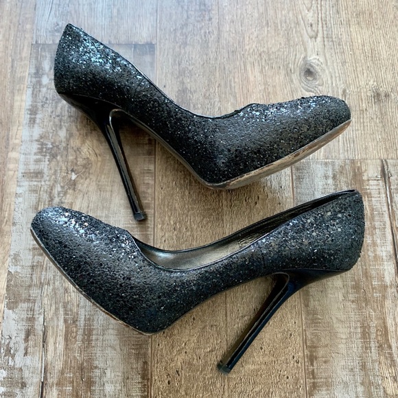 Miu Miu glitter pumps, black - Picture 3 of 8